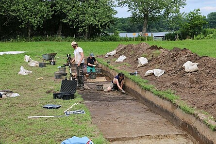 Siedlungsspuren am Ufer des Zwischenahner Meers